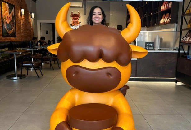 Mô Hình Trâu vàng Bằng Composite Xuất Khẩu Sang Mỹ