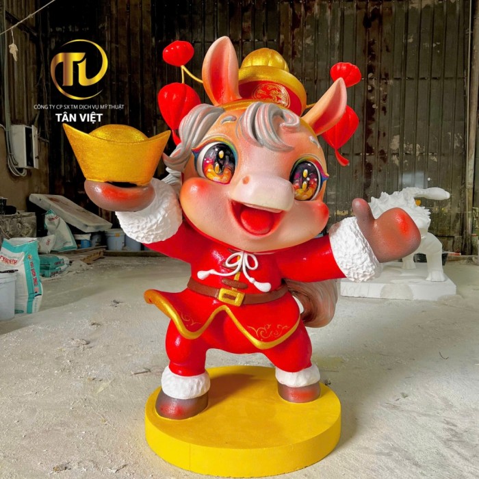 Mô hình Linh vật Tết 2026 đẹp, ấn tượng - đang được ưa chuộng, săn đón